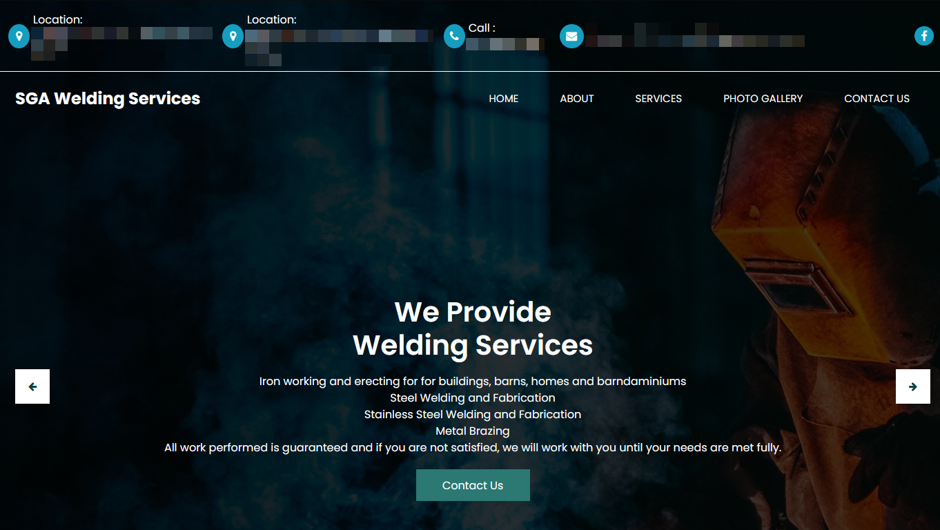 Welding and Fabrication Company Website Fort Worth Texas
